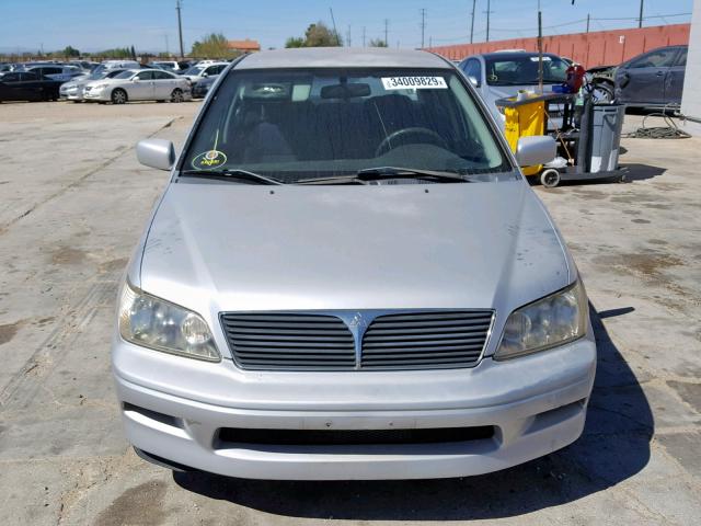 JA3AJ36E92U023454 - 2002 MITSUBISHI LANCER LS SILVER photo 9