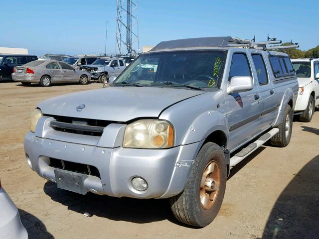 1N6ED29X82C349542 - 2002 NISSAN FRONTIER C SILVER photo 2