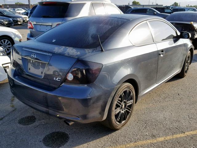 JTKDE177770202316 - 2007 TOYOTA SCION TC ნაცრისფერი ფოტო 4