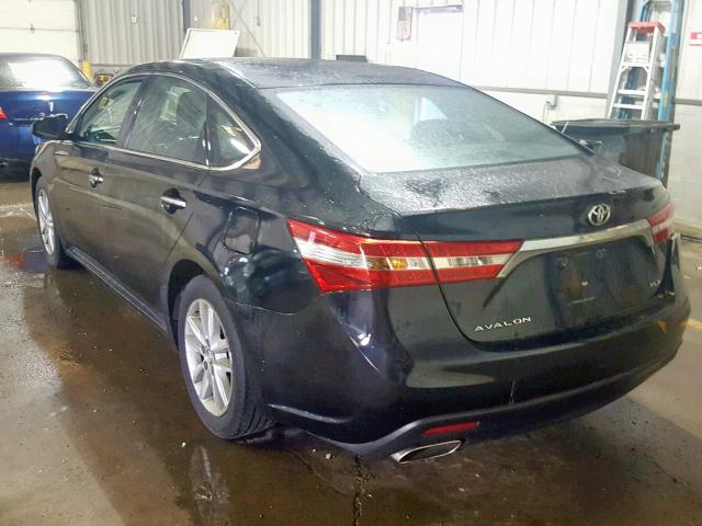 4T1BK1EB5DU026798 - 2013 TOYOTA AVALON BAS BLACK photo 3