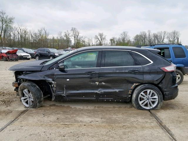 2FMTK3J80FBC28404 - 2015 FORD EDGE SEL BLACK photo 9