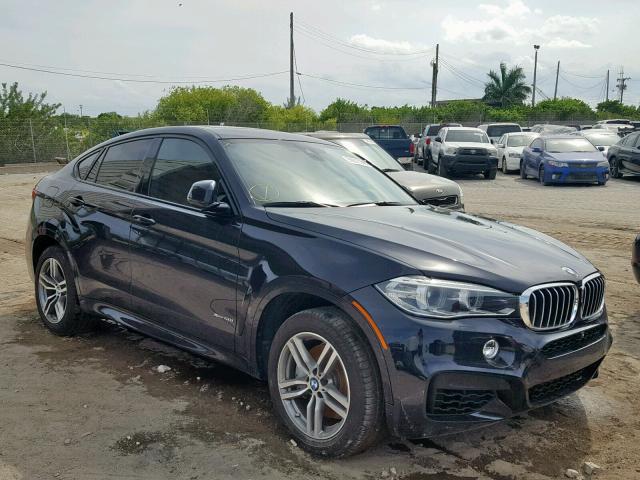 5UXKU6C55G0R34218 - 2016 BMW X6 XDRIVE5 BLACK photo 1