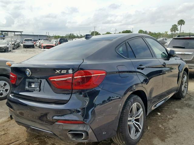 5UXKU6C55G0R34218 - 2016 BMW X6 XDRIVE5 BLACK photo 4