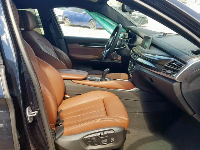 5UXKU6C55G0R34218 - 2016 BMW X6 XDRIVE5 BLACK photo 5