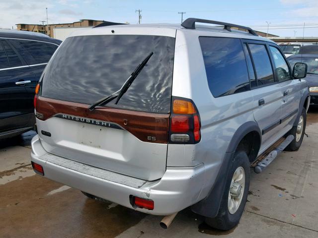 JA4LS21H93J009103 - 2003 MITSUBISHI MONTERO SP SILVER photo 4