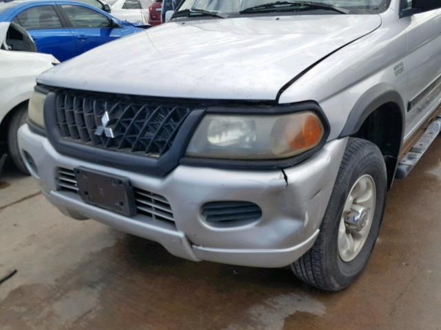 JA4LS21H93J009103 - 2003 MITSUBISHI MONTERO SP SILVER photo 9