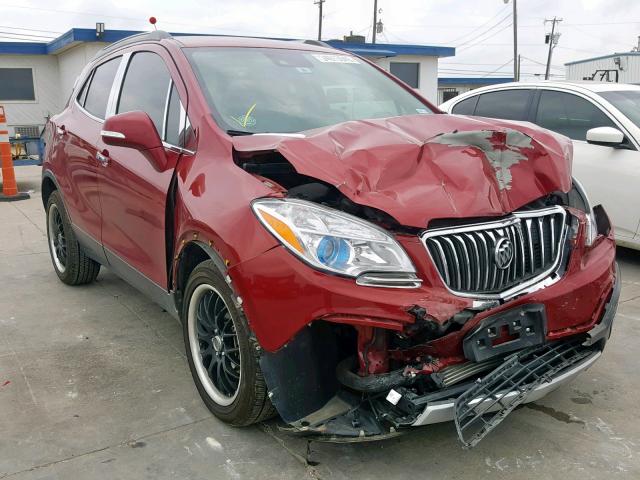 KL4CJDSBXEB558315 - 2014 BUICK ENCORE PRE BURGUNDY photo 1