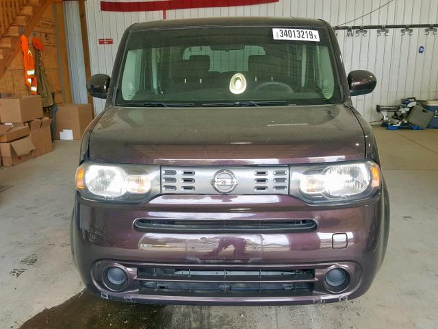 JN8AZ28R89T124431 - 2009 NISSAN CUBE BASE PURPLE photo 9