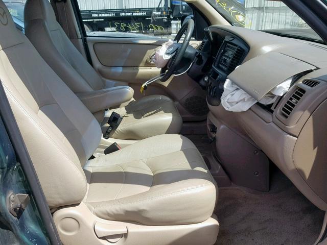 4F2YU06181KM15466 - 2001 MAZDA TRIBUTE DX 绿色 照片 5