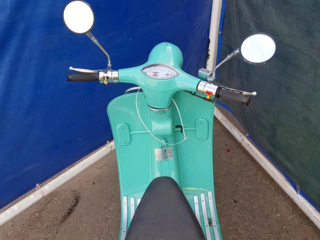 L5YTCKPA1E1117997 - 2014 ZHNG SCOOTER TURQUOISE photo 5