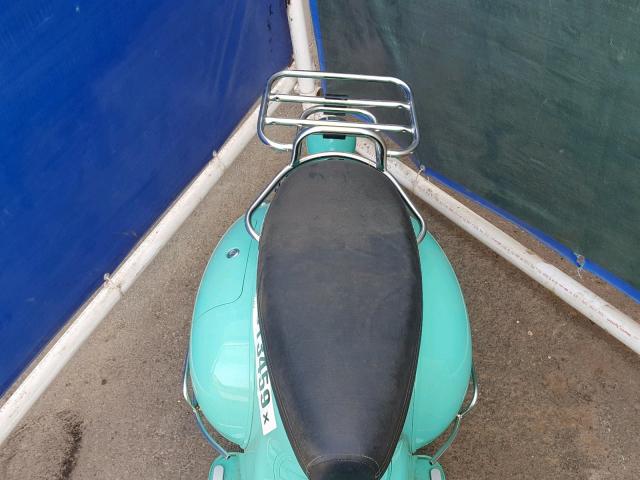 L5YTCKPA1E1117997 - 2014 ZHNG SCOOTER TURQUOISE photo 6