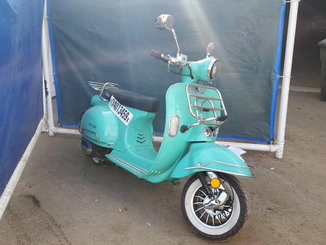 L5YTCKPA1E1117997 - 2014 ZHNG SCOOTER TURQUOISE photo 9