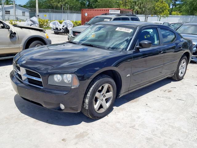 2B3CA3CV4AH107456 - 2010 DODGE CHARGER SX BLACK photo 2