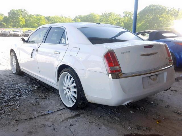 2C3CA5CG3BH514993 - 2011 CHRYSLER 300 LIMITE WHITE photo 3