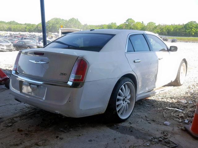 2C3CA5CG3BH514993 - 2011 CHRYSLER 300 LIMITE WHITE photo 4