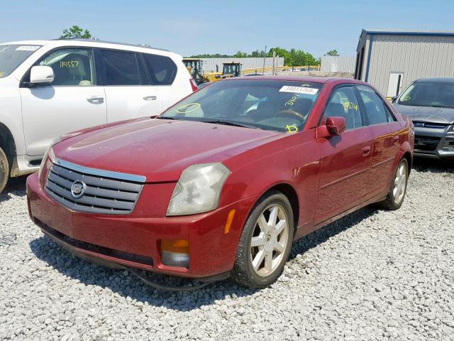 1G6DP567X50105878 - 2005 CADILLAC CTS HI FEA RED photo 2