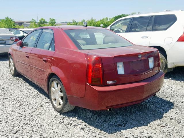 1G6DP567X50105878 - 2005 CADILLAC CTS HI FEA RED photo 3