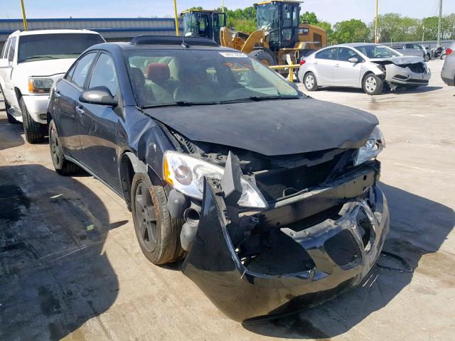 1G2ZF57B784121076 - 2008 PONTIAC G6 VALUE L BLACK photo 1