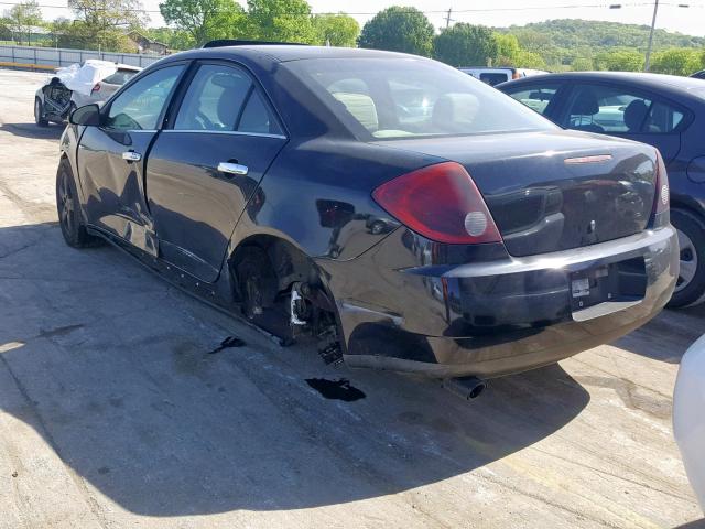 1G2ZF57B784121076 - 2008 PONTIAC G6 VALUE L BLACK photo 3