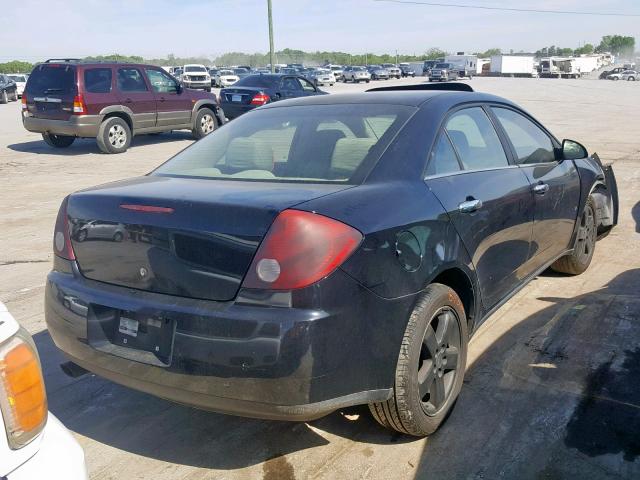 1G2ZF57B784121076 - 2008 PONTIAC G6 VALUE L BLACK photo 4