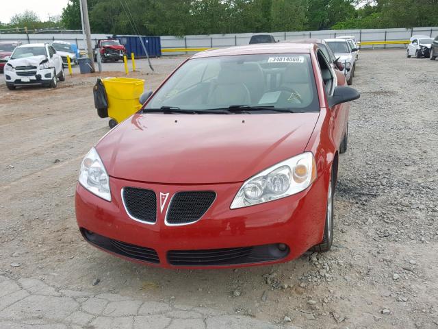 1G2ZH351074144884 - 2007 PONTIAC G6 GT RED photo 9