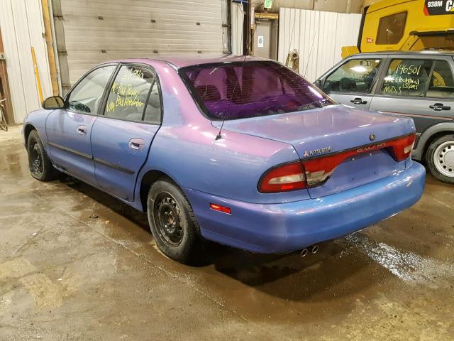 4A3AJ46G5TE359684 - 1996 MITSUBISHI GALANT S BLUE photo 3