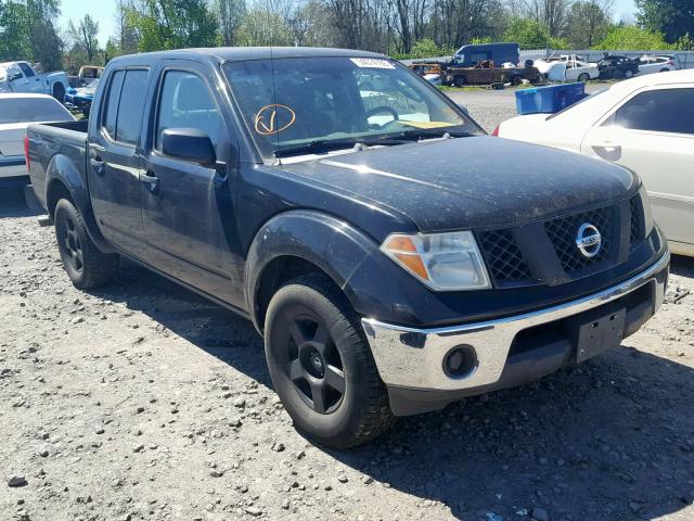 1N6AD07U65C412086 - 2005 NISSAN FRONTIER C BLACK photo 1