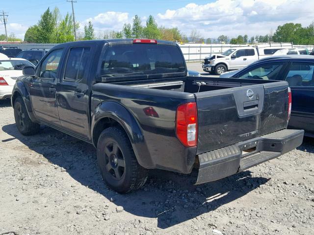 1N6AD07U65C412086 - 2005 NISSAN FRONTIER C BLACK photo 3