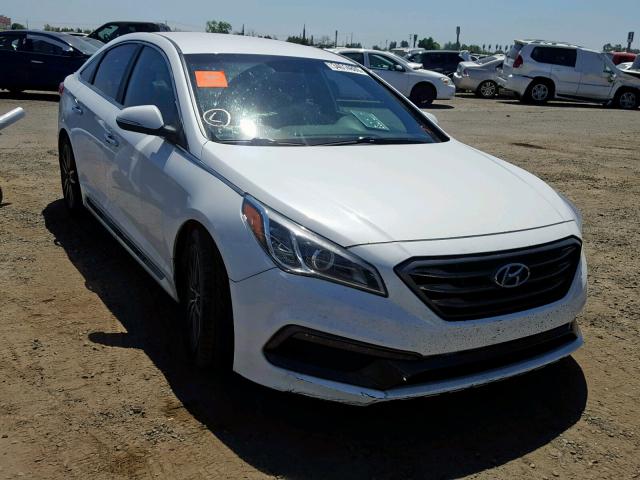 5NPE34AB4FH128435 - 2015 HYUNDAI SONATA SPO WHITE photo 1