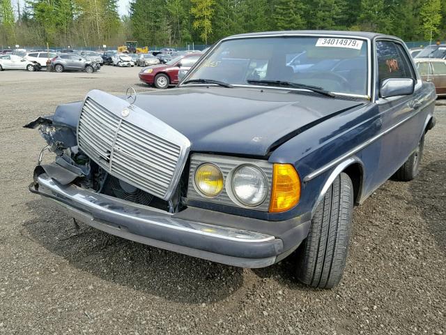 WDBAB53A8EA084732 - 1984 MERCEDES-BENZ 300 CDT BLUE photo 2