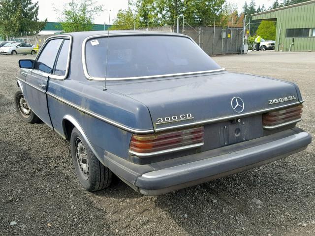 WDBAB53A8EA084732 - 1984 MERCEDES-BENZ 300 CDT BLUE photo 3