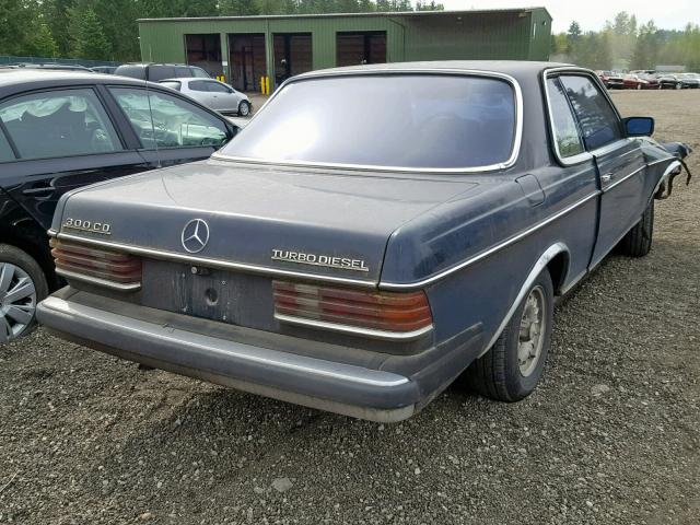 WDBAB53A8EA084732 - 1984 MERCEDES-BENZ 300 CDT BLUE photo 4