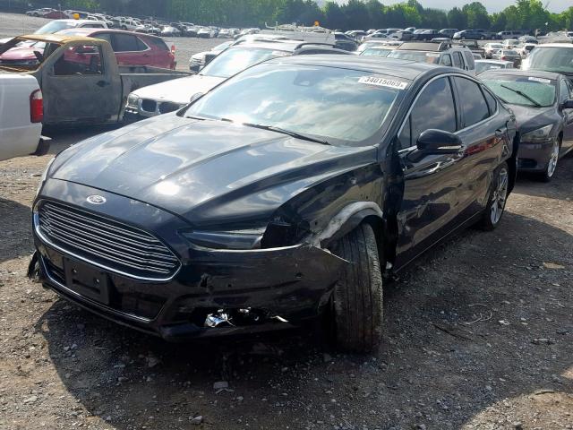 3FA6P0D96GR150208 - 2016 FORD FUSION TIT BLACK photo 2