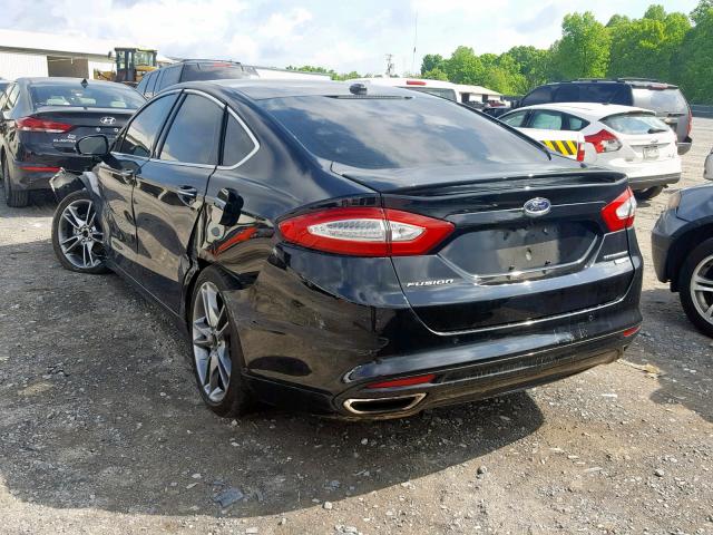 3FA6P0D96GR150208 - 2016 FORD FUSION TIT BLACK photo 3