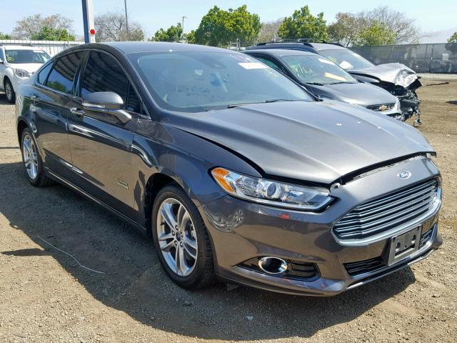 3FA6P0SU5FR245932 - 2015 FORD FUSION TIT CHARCOAL photo 1