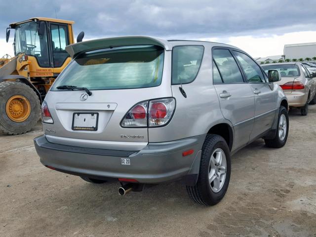 JTJGF10U120128642 - 2002 LEXUS RX 300 SILVER photo 4