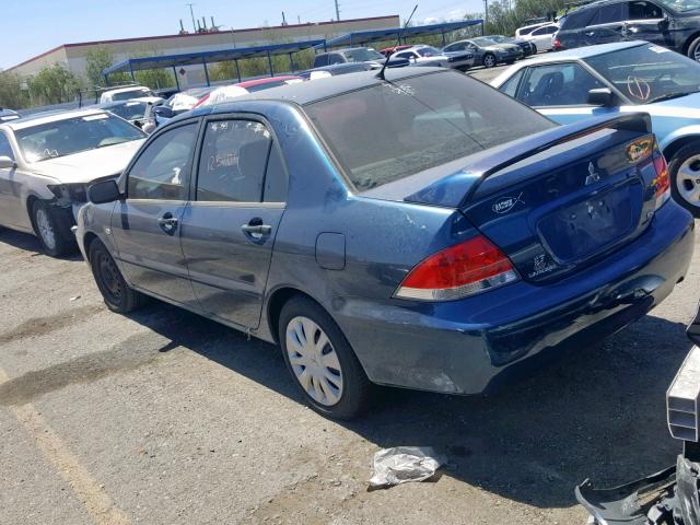 JA3AJ26E36U065277 - 2006 MITSUBISHI LANCER ES BLUE photo 3