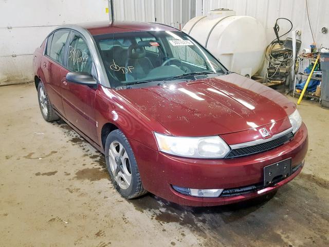 1G8AL52F83Z111531 - 2003 SATURN ION LEVEL RED photo 1