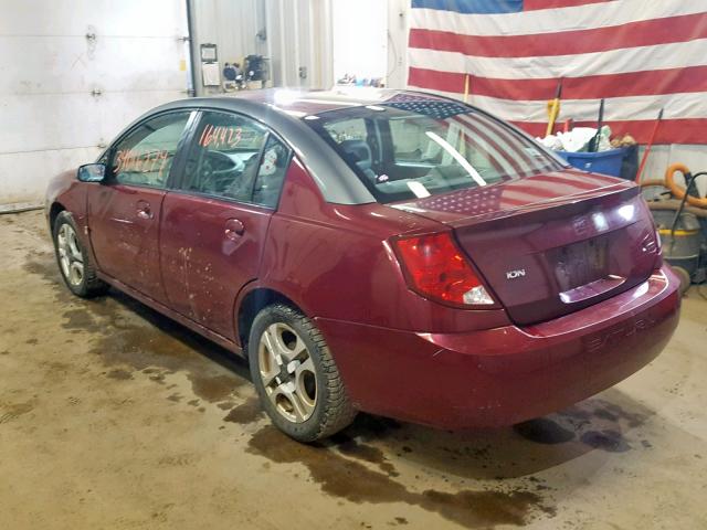 1G8AL52F83Z111531 - 2003 SATURN ION LEVEL RED photo 3