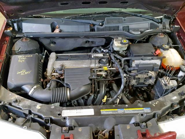 1G8AL52F83Z111531 - 2003 SATURN ION LEVEL RED photo 7