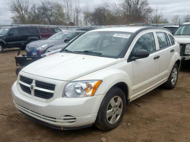 1B3HB28B17D177952 - 2007 DODGE CALIBER YELLOW photo 2