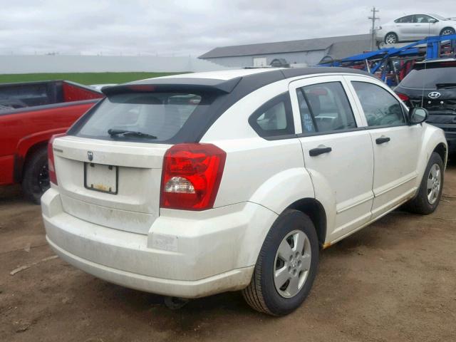 1B3HB28B17D177952 - 2007 DODGE CALIBER YELLOW photo 4