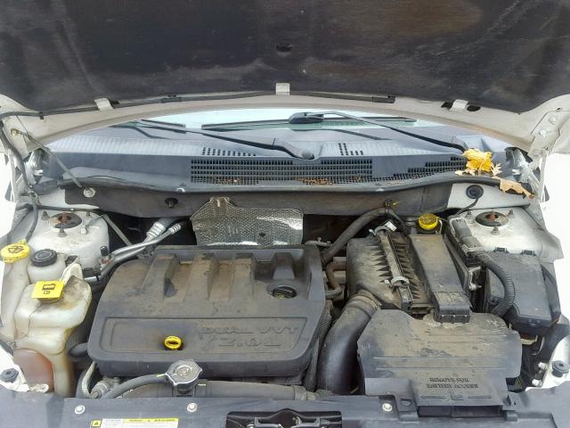 1B3HB28B17D177952 - 2007 DODGE CALIBER YELLOW photo 7