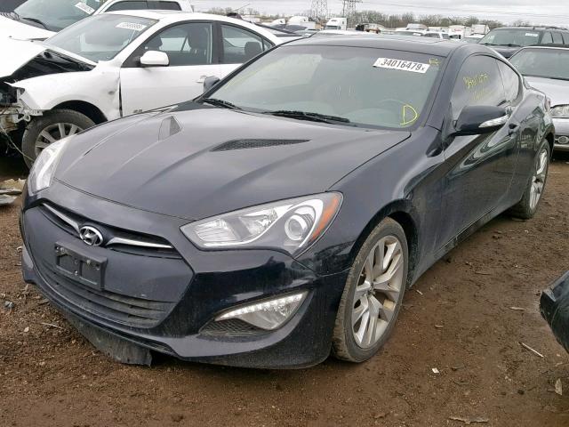 KMHHU6KJ0DU095749 - 2013 HYUNDAI GENESIS CO BLACK photo 2