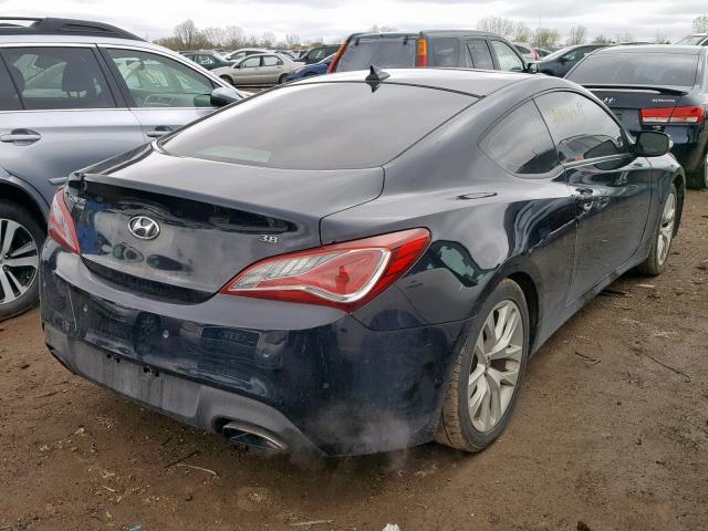 KMHHU6KJ0DU095749 - 2013 HYUNDAI GENESIS CO BLACK photo 4