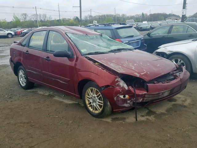 1FAFP34N56W159606 - 2006 FORD FOCUS ZX4 BURGUNDY photo 1