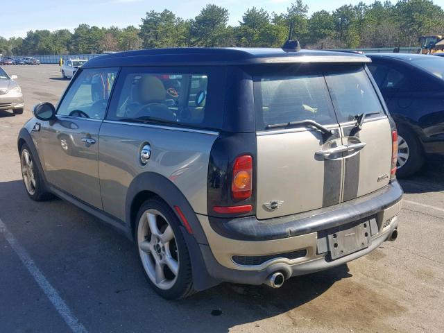 WMWMM33578TP88443 - 2008 MINI COOPER S C BEIGE photo 3