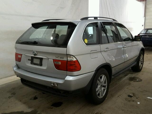 5UXFB535X6LV24268 - 2006 BMW X5 4.4I SILVER photo 4