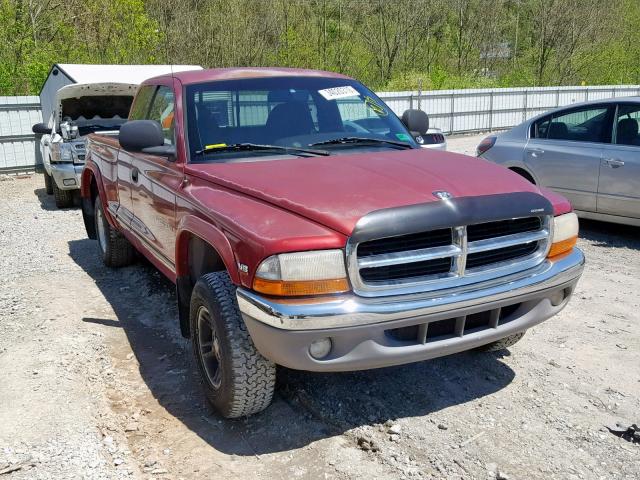 1B7GG22Y3XS103467 - 1999 DODGE DAKOTA BURGUNDY photo 1