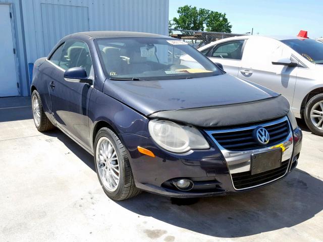 WVWFA71FX7V005531 - 2007 VOLKSWAGEN EOS 2.0T L BLUE photo 1